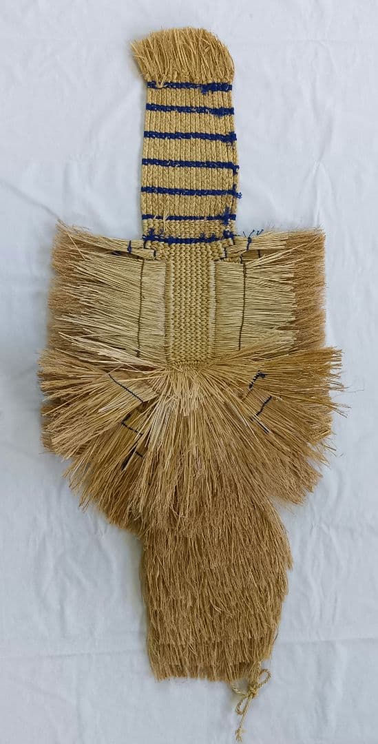 藁蓑　みの　古民具　レトロ　アンティーク　民芸品　インテリア　わら細工　装飾