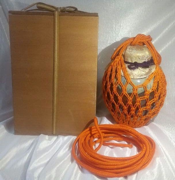 【茶道具】高取釉飾壺　口切茶事　森岡嘉祥造　共箱付き 7160