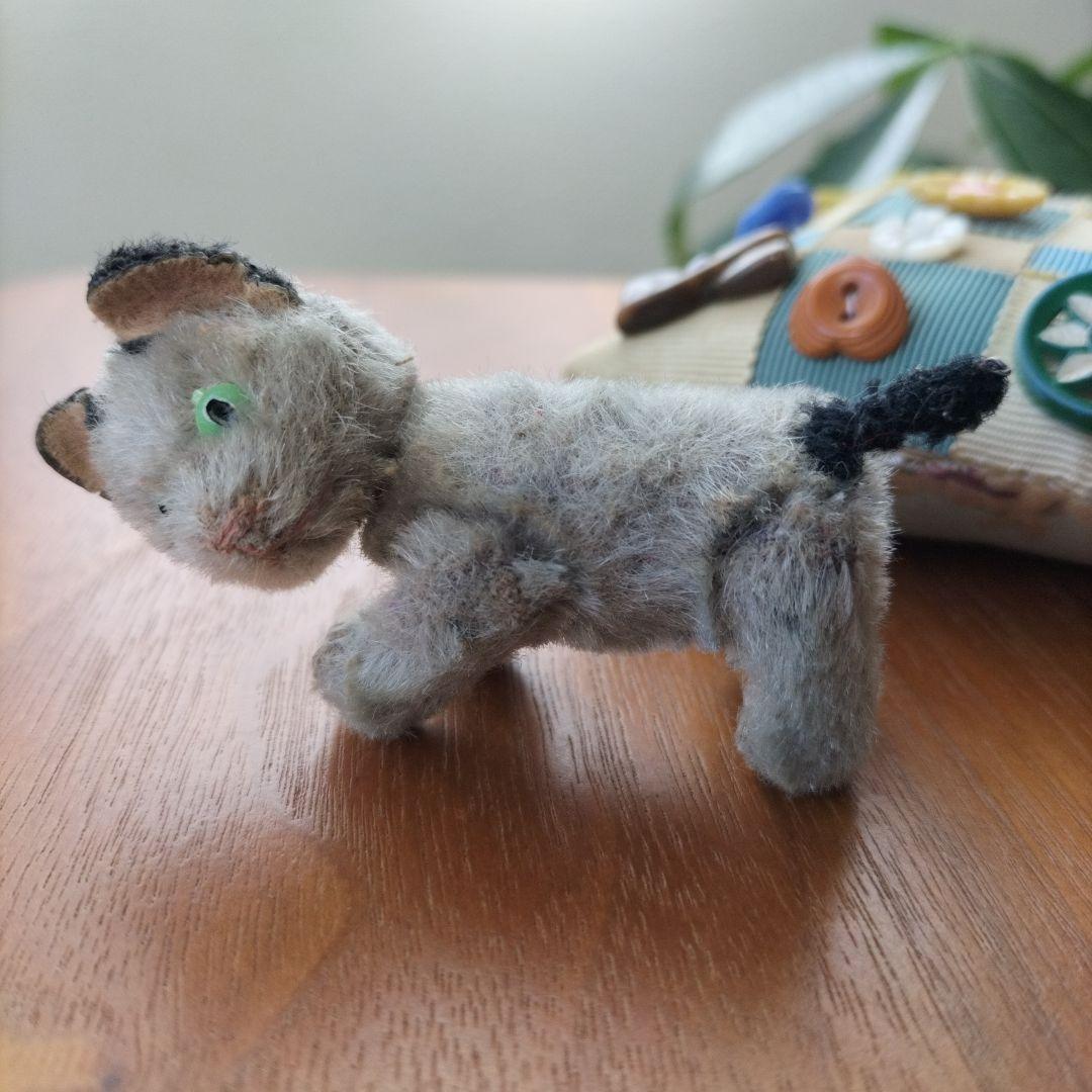 ドイツ　ビンテージ　schuco ノアズアーク　灰色猫 キャット