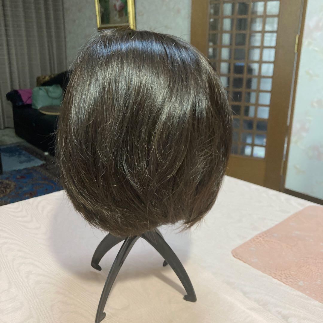 ダークブラウンショートウィッグ スワニーホォンティーヌVALAN