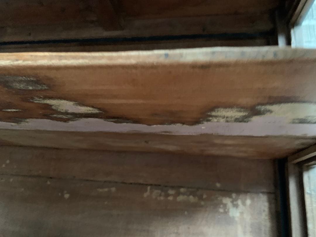 ビンテージ　古家具　リメイク　ショーケース　アイアン脚