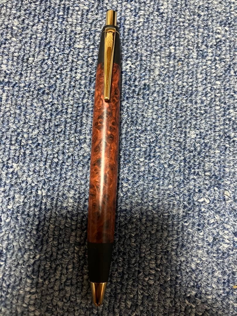 野原工芸　本店限定特上花梨瘤杢　スタンダードボールペン