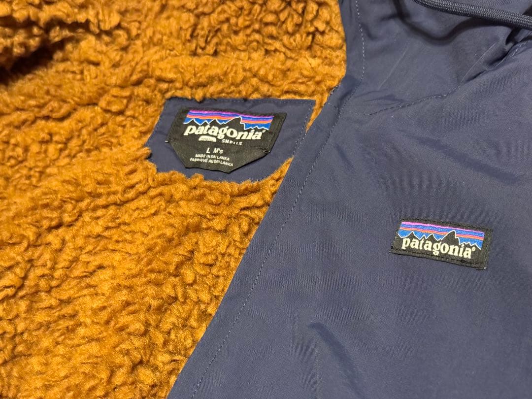 パタゴニア ラインド イスマス フーディpatagonia ネイビー Lサイズ