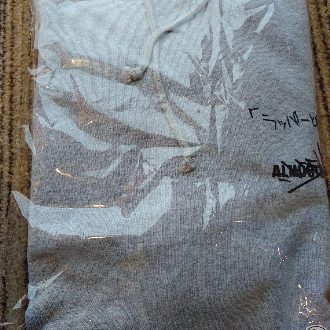 KREVA×ALMOSTBLACK コラボパーカー（グレー）