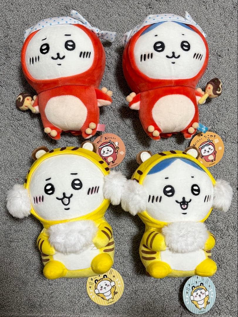 ちいかわ　初期ぬいぐるみ　タイガー　タコ