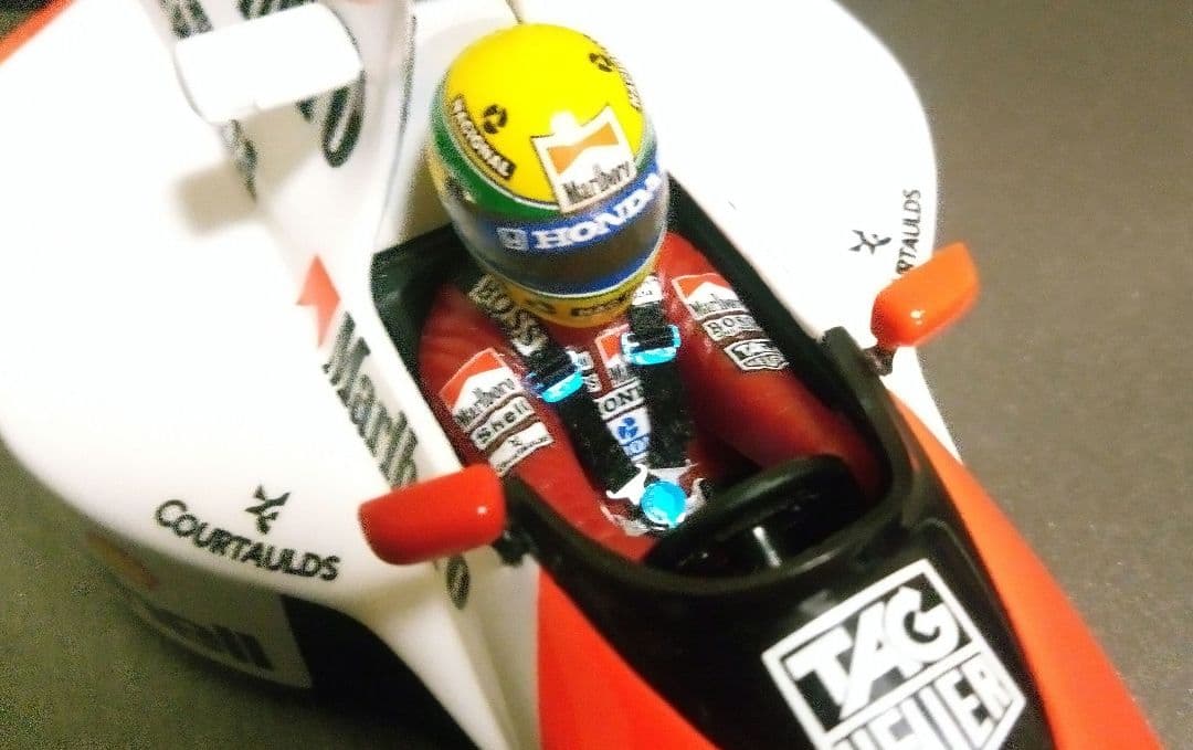 ミニチャンプス 1/18 F1 マクラーレン MP4/5B A.セナ リペイント