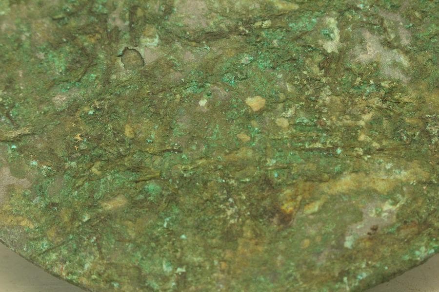 中国美術 青銅鏡 饕餮紋 時代物(HA507)