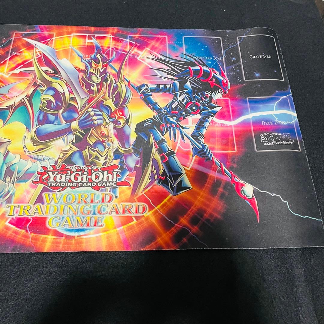 No.04【遊戯王プレイマット】 カオスソルジャー　混沌の黒魔術師　混沌帝龍