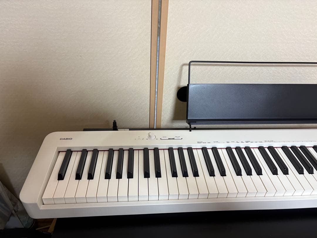 カシオ電子ピアノ CDP-S110WE (ホワイト) 88鍵盤 スリムデザイン