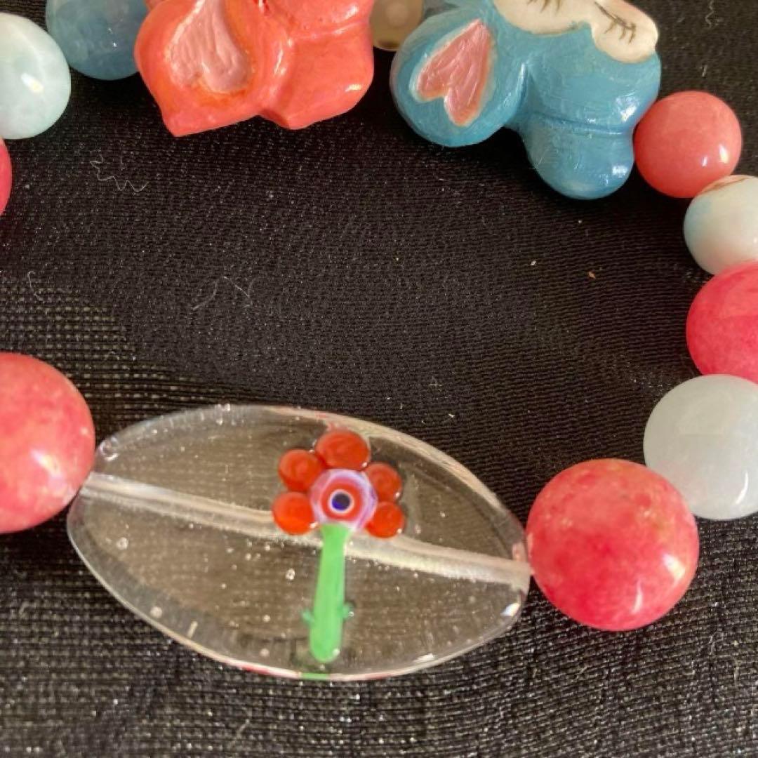 【種名　日本鹿の角】オリジナル彫刻使用⭐️ 昭和レトロな バンビとマウス⭐️☆匿名