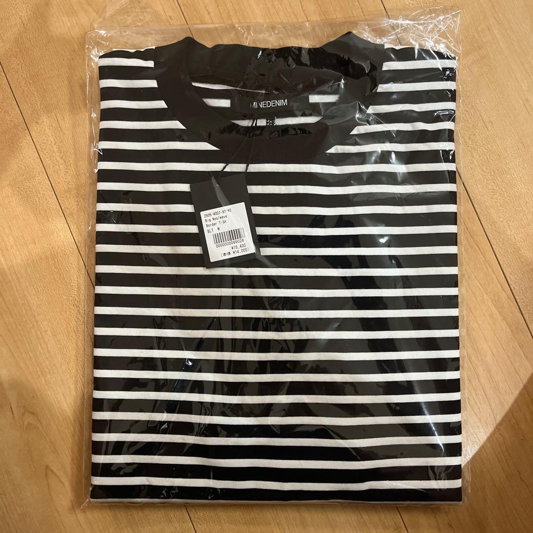 トップス minedenim Big Nosleeve Border T-SH 25ss