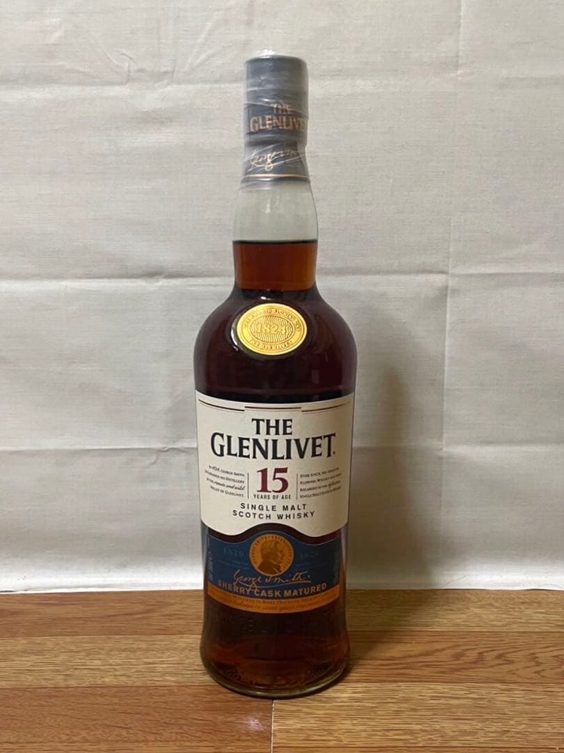 台湾限定 グレンリベット15年 シェリーカスク 700ml 40% 箱付き