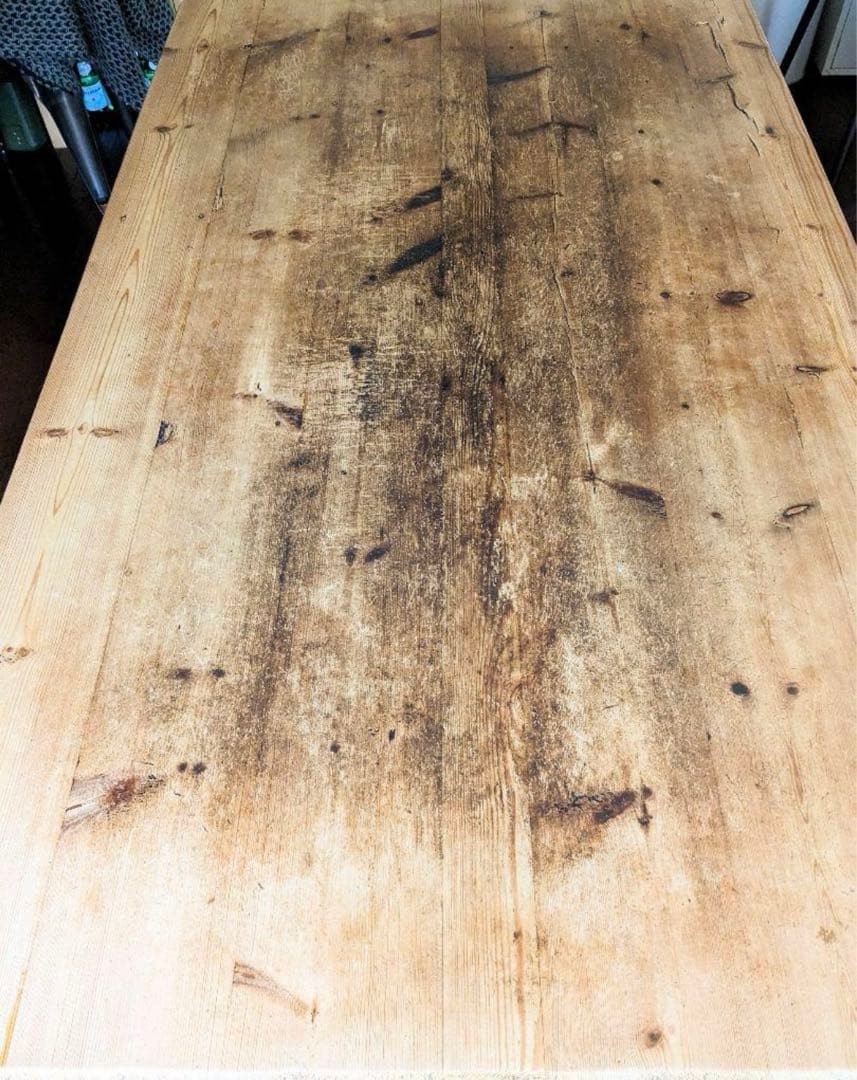 フランス　ヴィンテージ　アンティーク　ダイニングテーブル　オールドパイン　木製