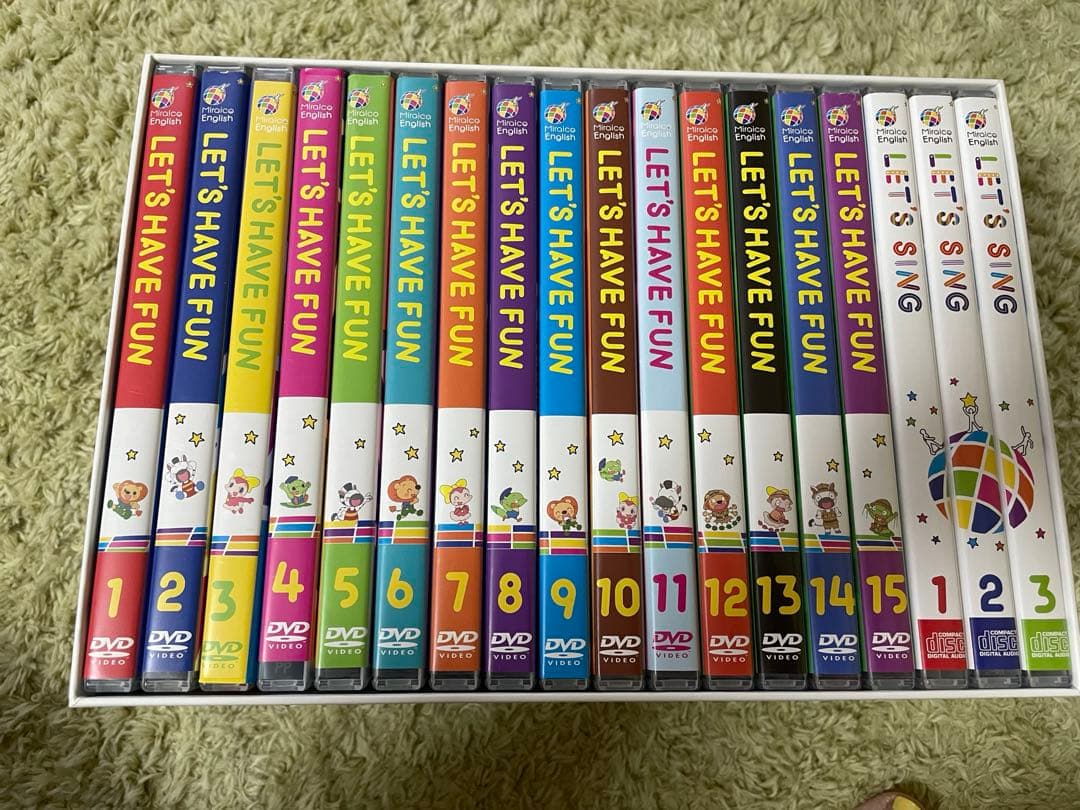 【正規】ミライグリッシュMiraico English BoxDVDセット