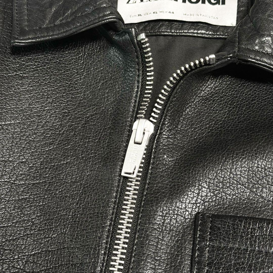 【短丈】ZARA×RHUIGI レザージャケット XL シングル