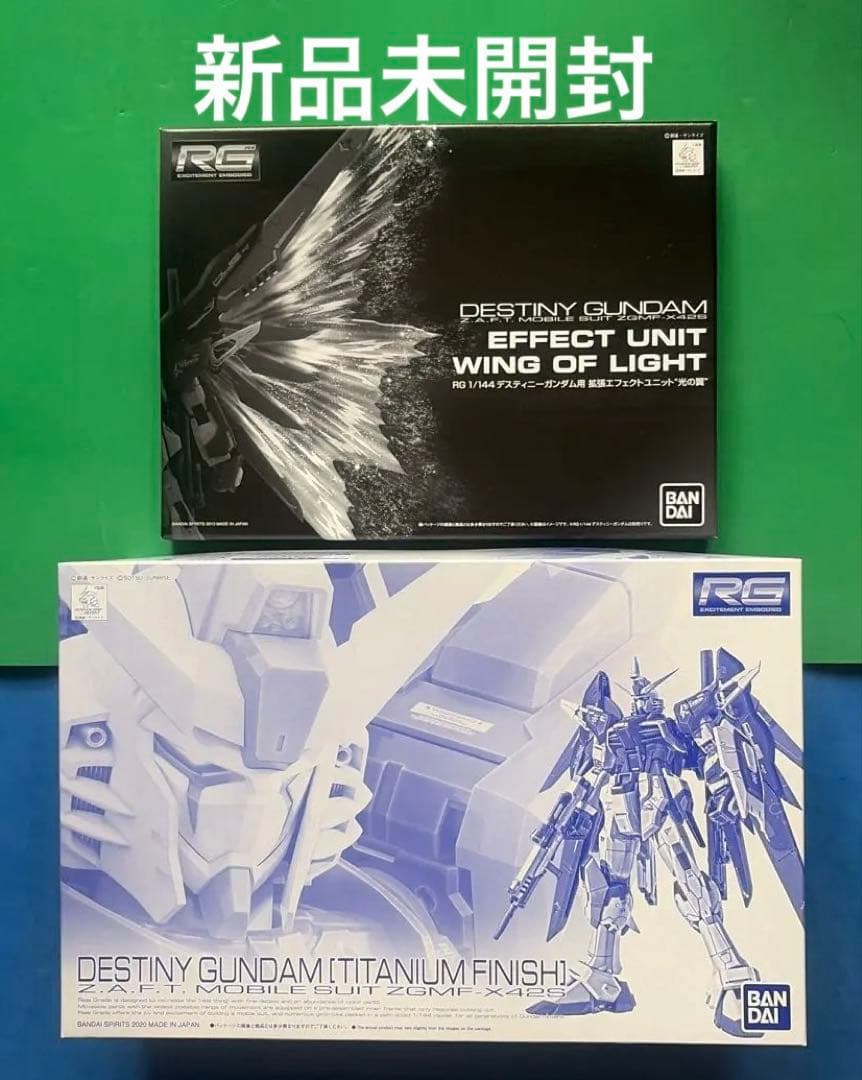 RG 1/144 デスティニーガンダム［チタニウムフィニッシュ］ ＋光の翼セット