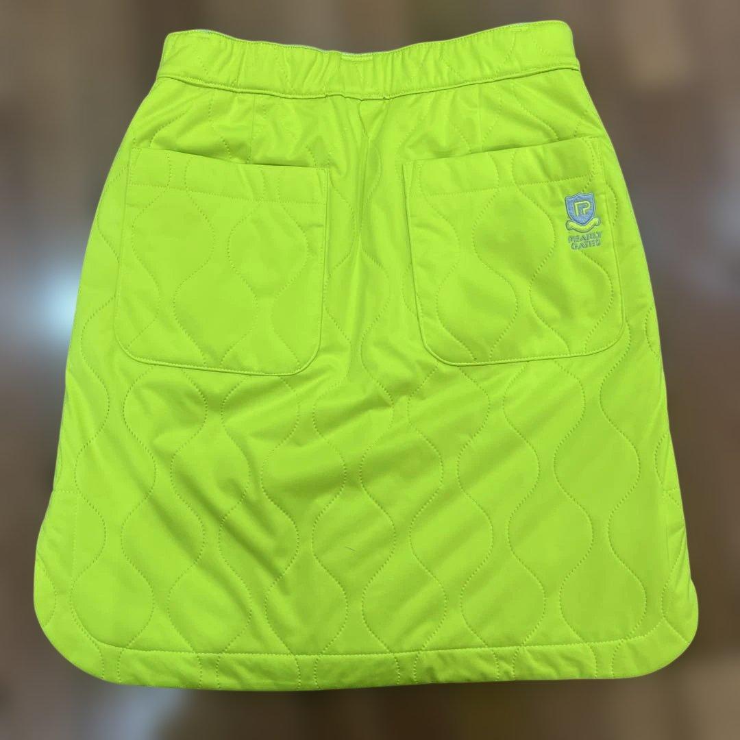 パーリーゲイツ　中綿リバーシブルスカート