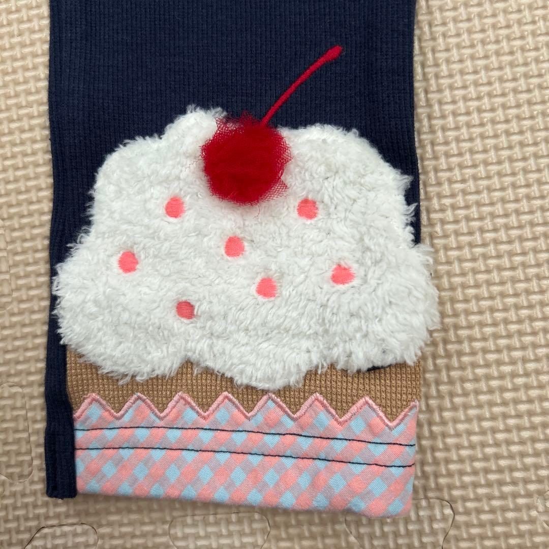 ベイビーチアー　カップケーキトレーナー&カップケーキレギンスセット120