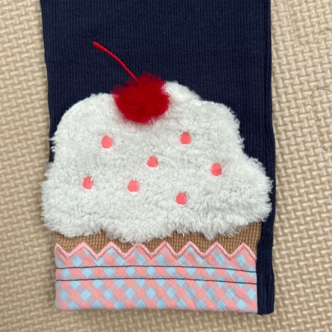 ベイビーチアー　カップケーキトレーナー&カップケーキレギンスセット120