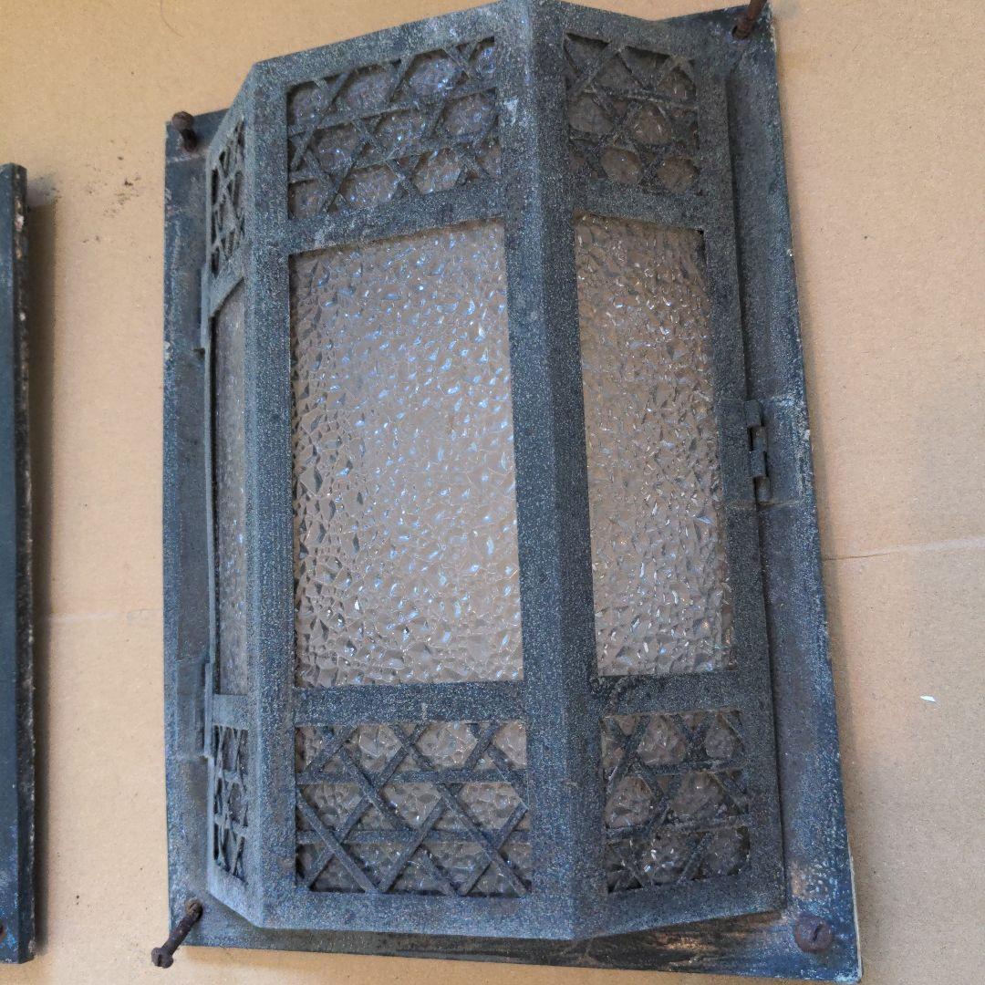 大正ロマンダイヤガラス 壁付け 開閉式セット