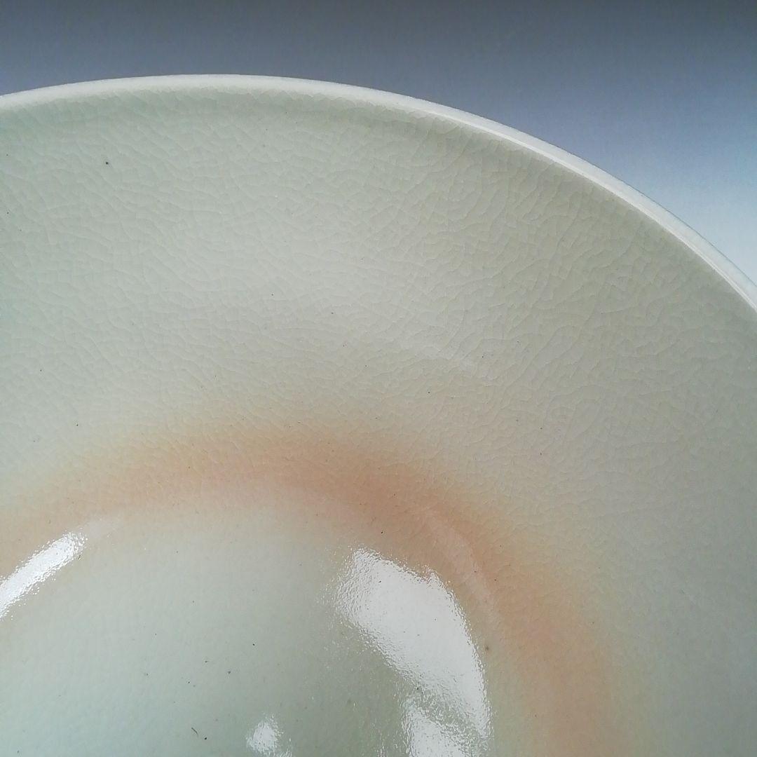 Ｔ６１０　茶碗　『色絵　夕焼けの町』『桃山窯　橋本喜泉 造』共箱　抹茶碗　茶道具