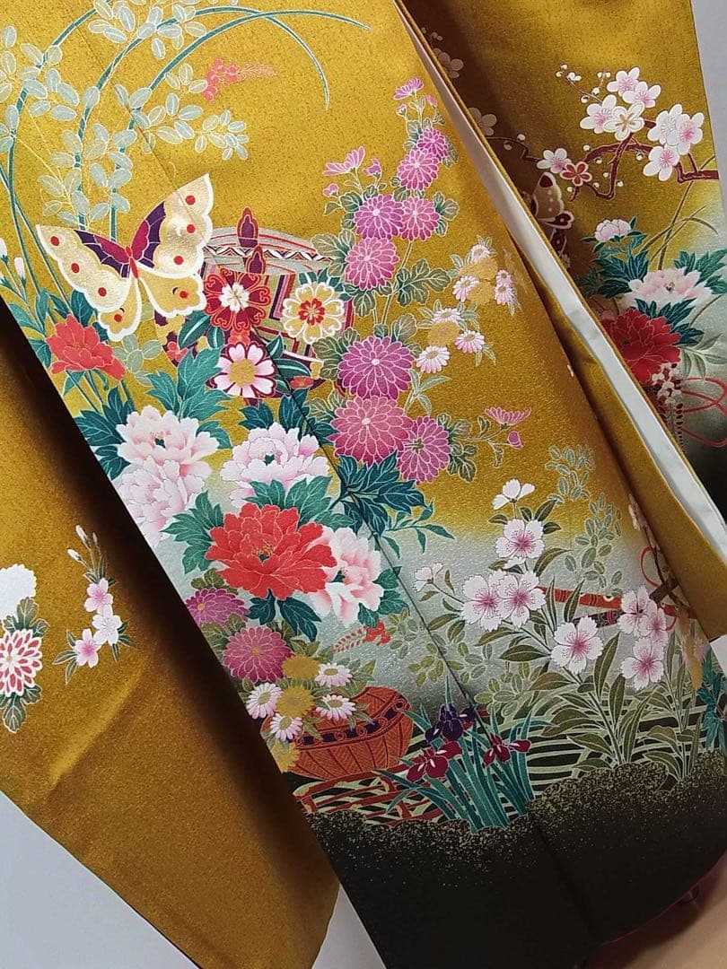 豪華　振袖3点セット（袋帯・長襦袢付き）