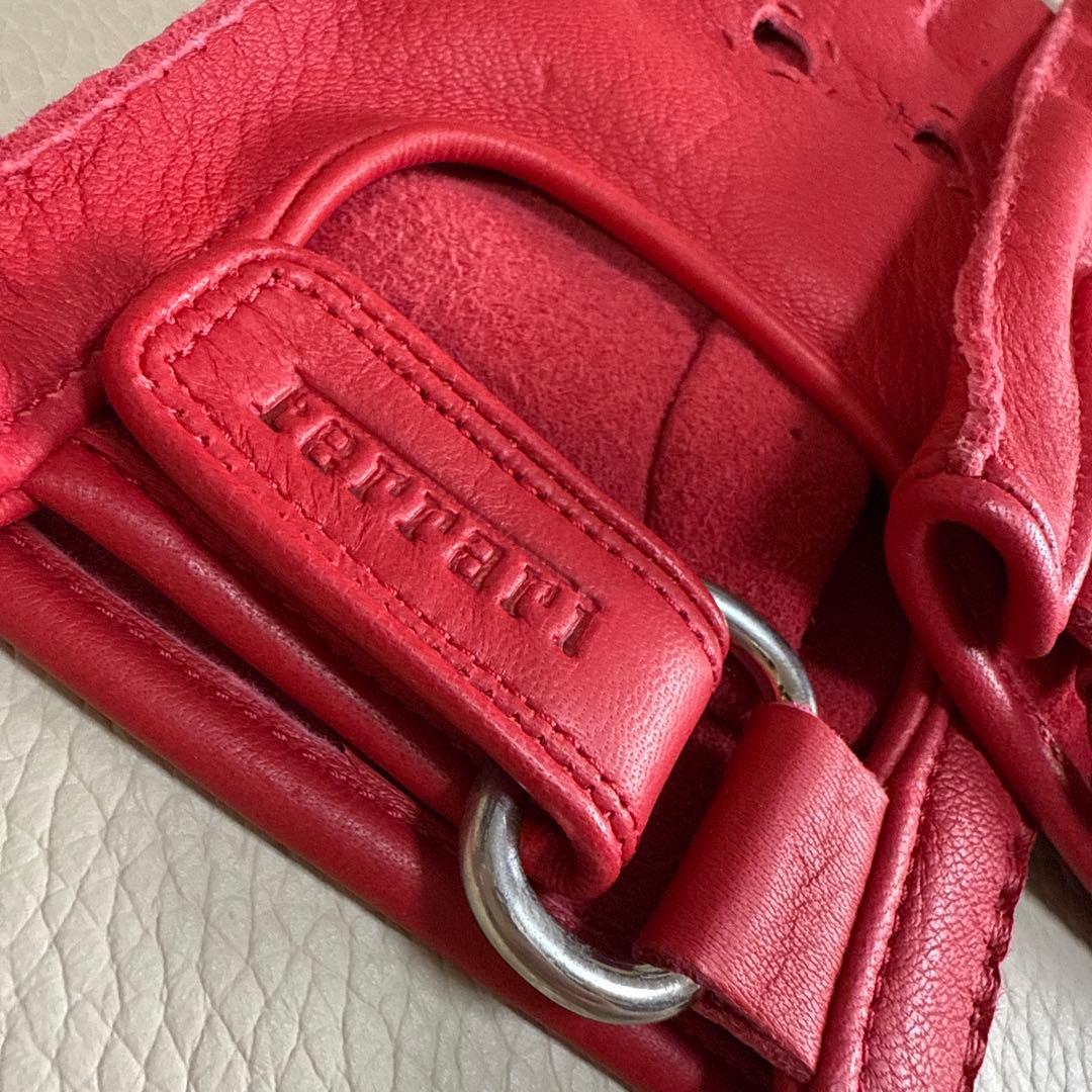 専用出品 フェラーリ オフィシャル レザー ドライビング グローブ