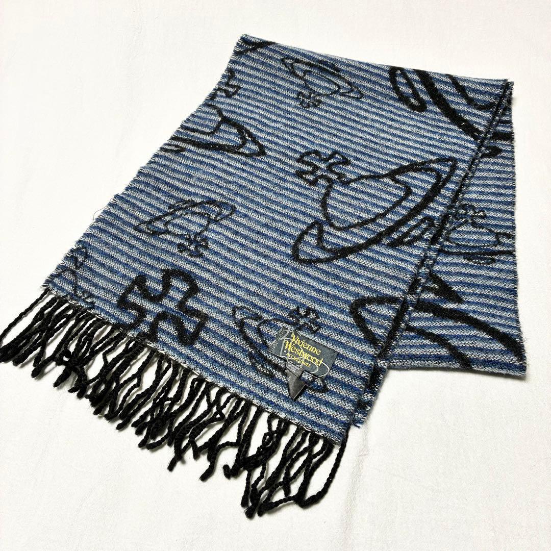 Vivienne Westwood ACCESSORIES マフラー オーブ総柄