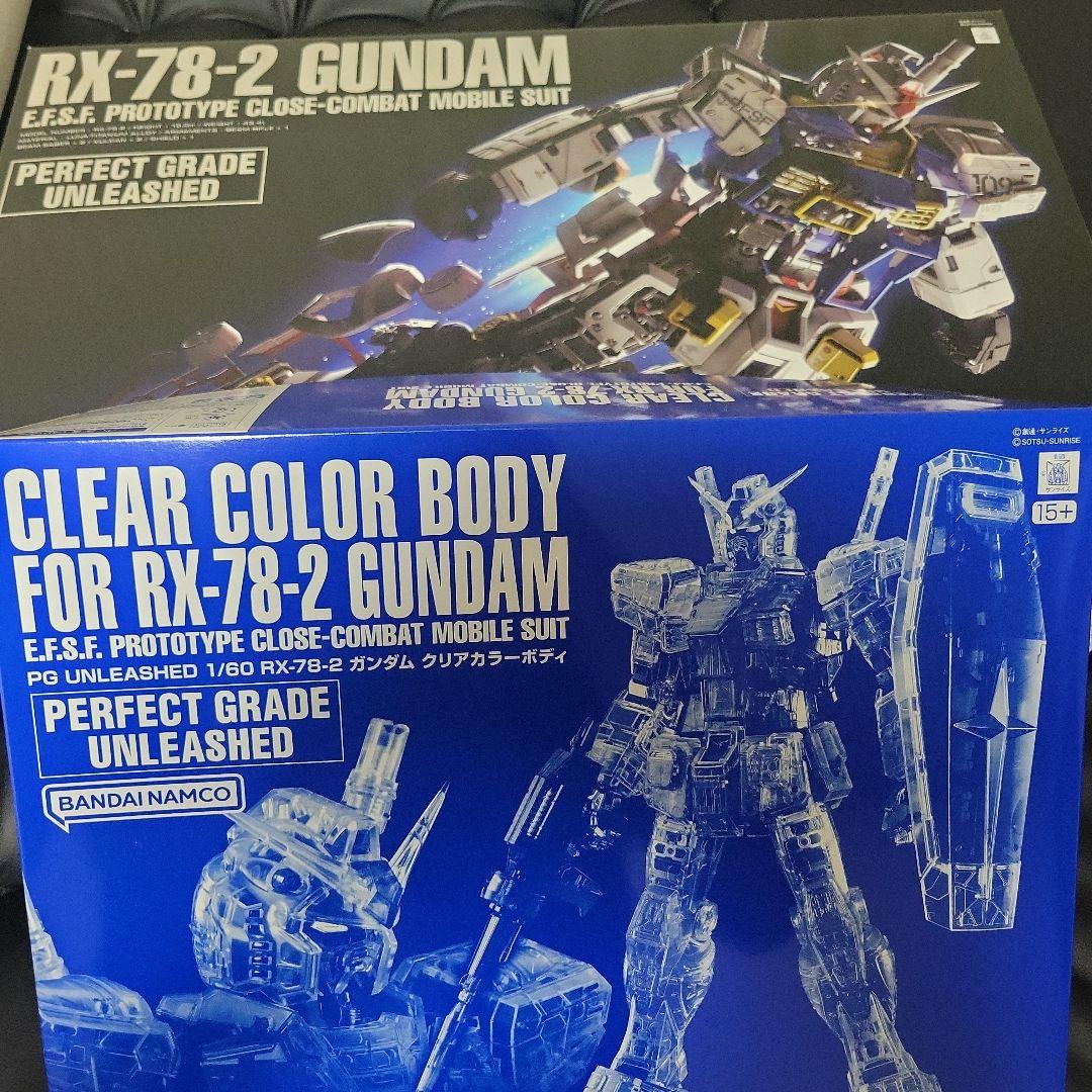 PG UNLEASHED RX-78-2 ガンダム クリアカラーボディセット