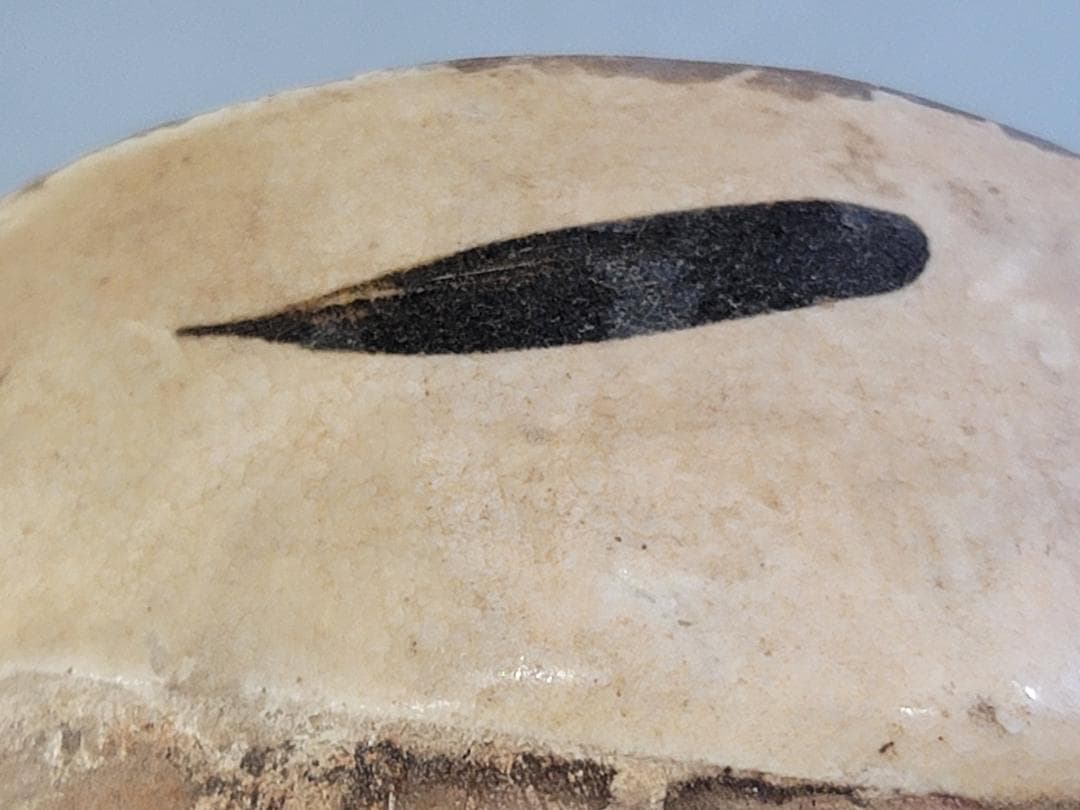 中国古玩 磁州窯 鉄絵茶碗