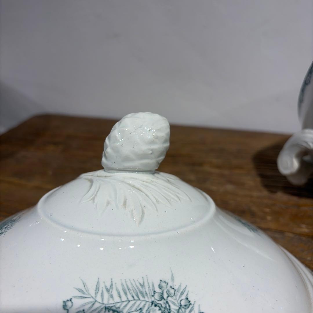 フランスアンティーク　サンタマン　ミュゲ 鈴蘭　ST.AMAND スーピーエール