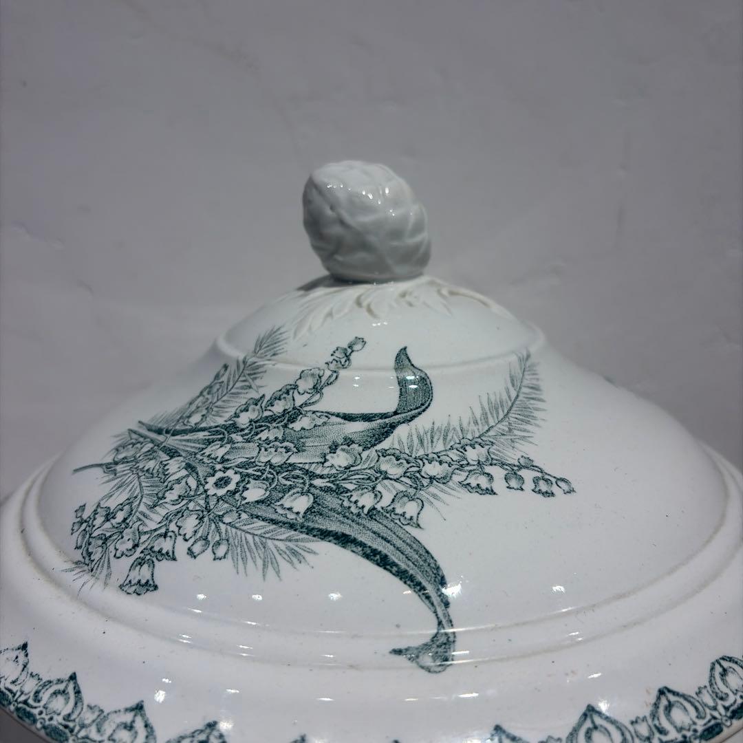 フランスアンティーク　サンタマン　ミュゲ 鈴蘭　ST.AMAND スーピーエール