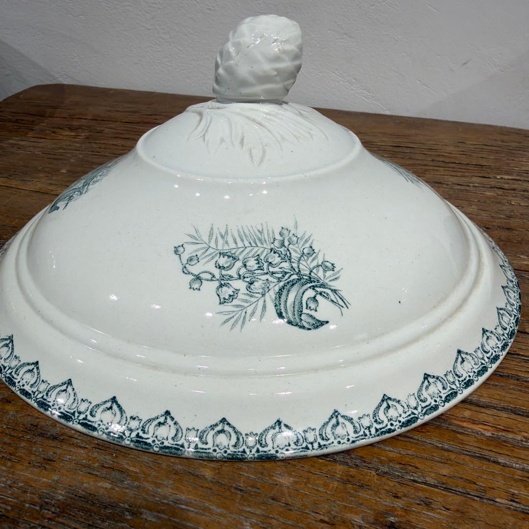 フランスアンティーク　サンタマン　ミュゲ 鈴蘭　ST.AMAND スーピーエール