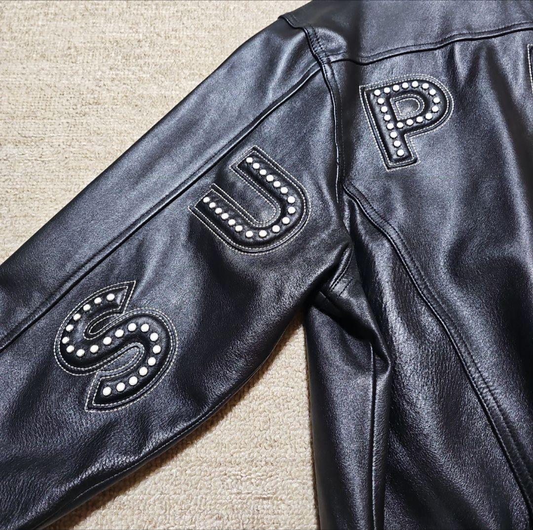光*様 美品！希少！ Supreme シュプリーム レザージャケットブラック M