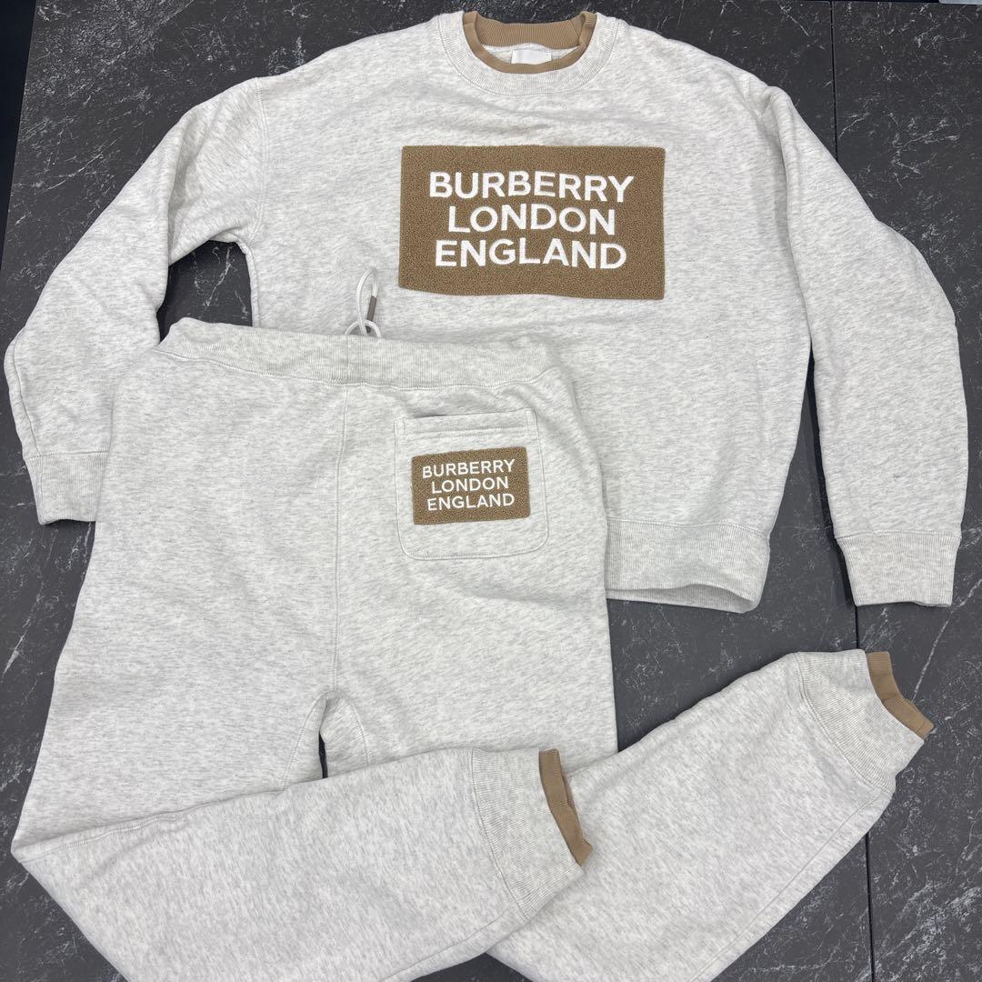 BURBERRY 裏起毛トレーナーセットアップ　12Y152㎝