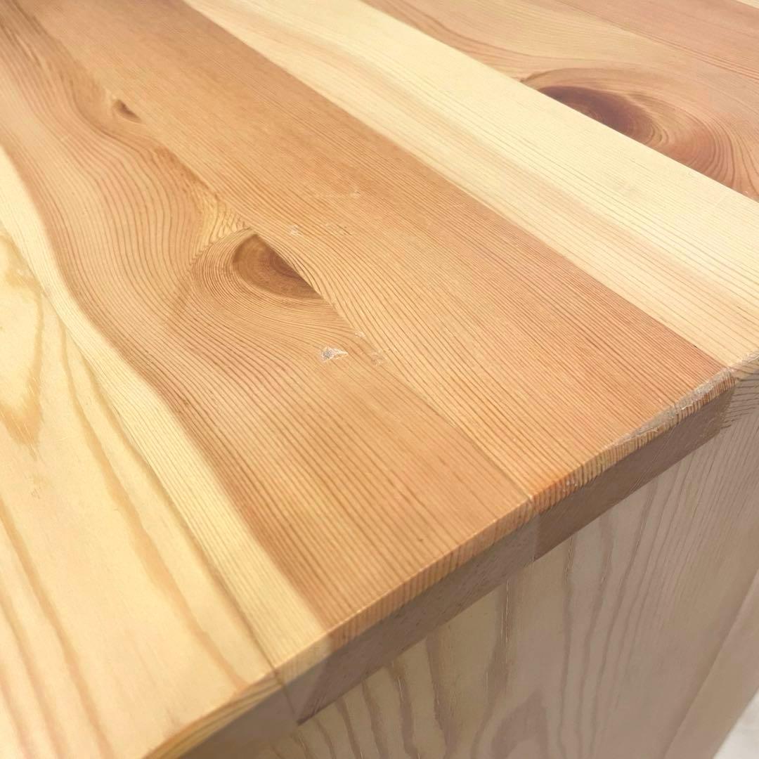 【廃盤品】無印良品 パイン材 キャビネット キャスター付 北欧 カントリー