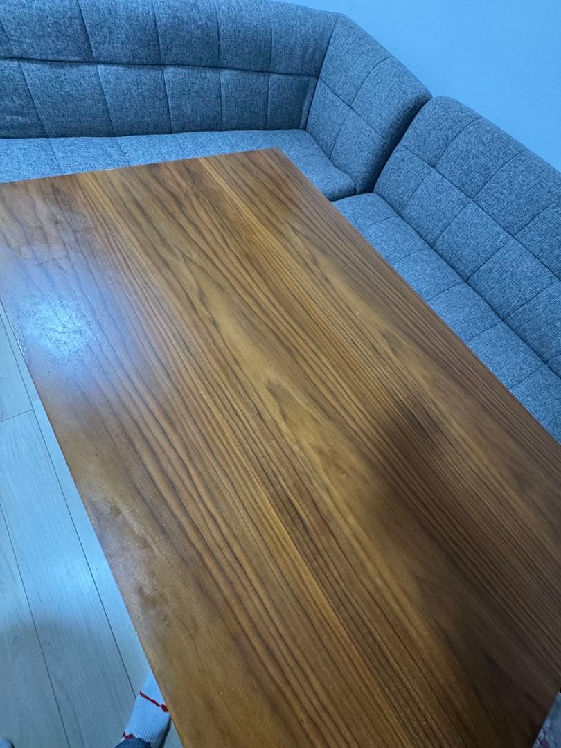 【NITORI】アクティブウォールナット 昇降式 ダイニングテーブル