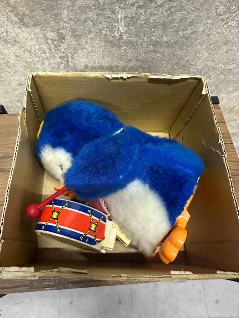 リズムペンギン 電動 ぬいぐるみ 昭和レトロ