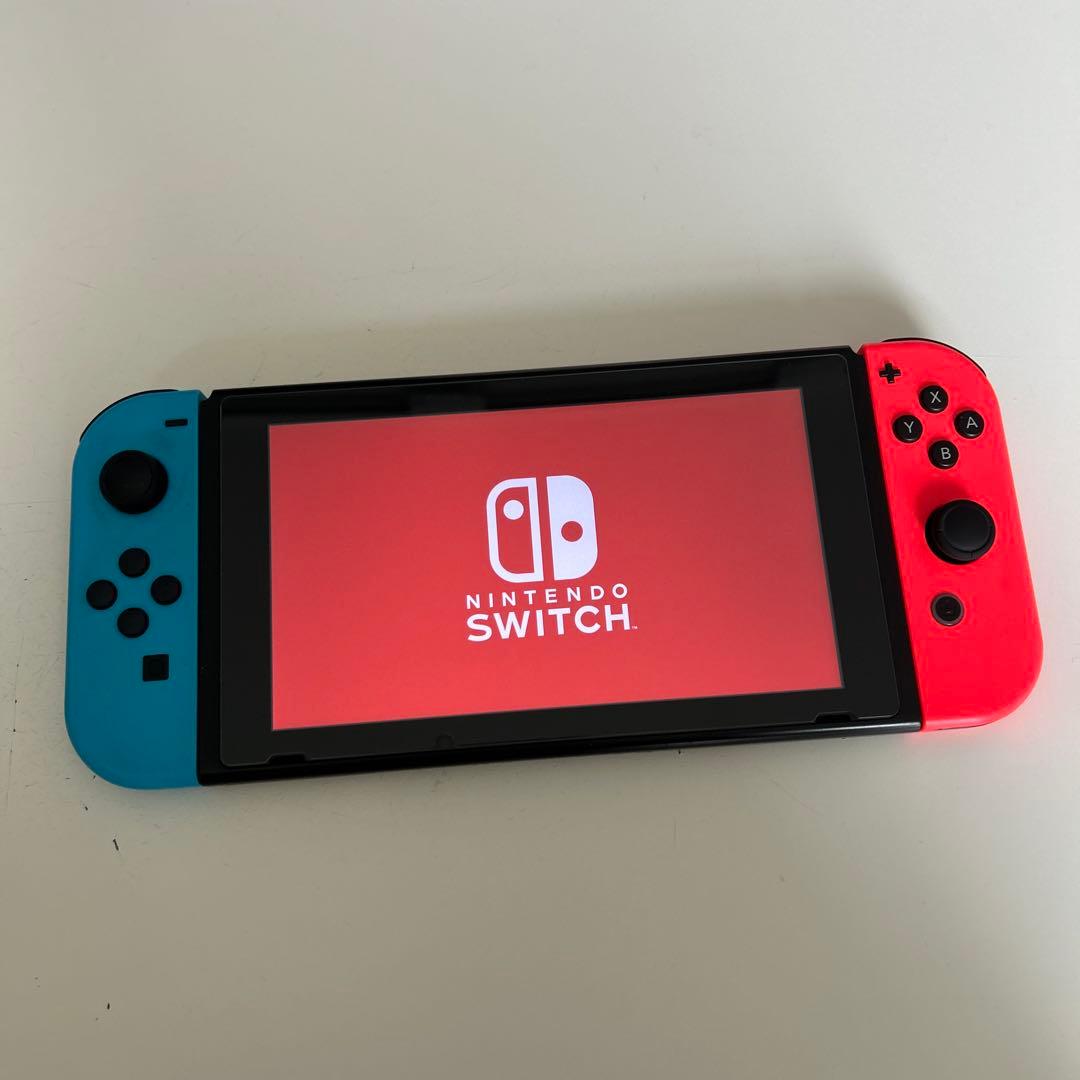 Nintendo Switch 本体 青/赤＋付属品＋箱付き