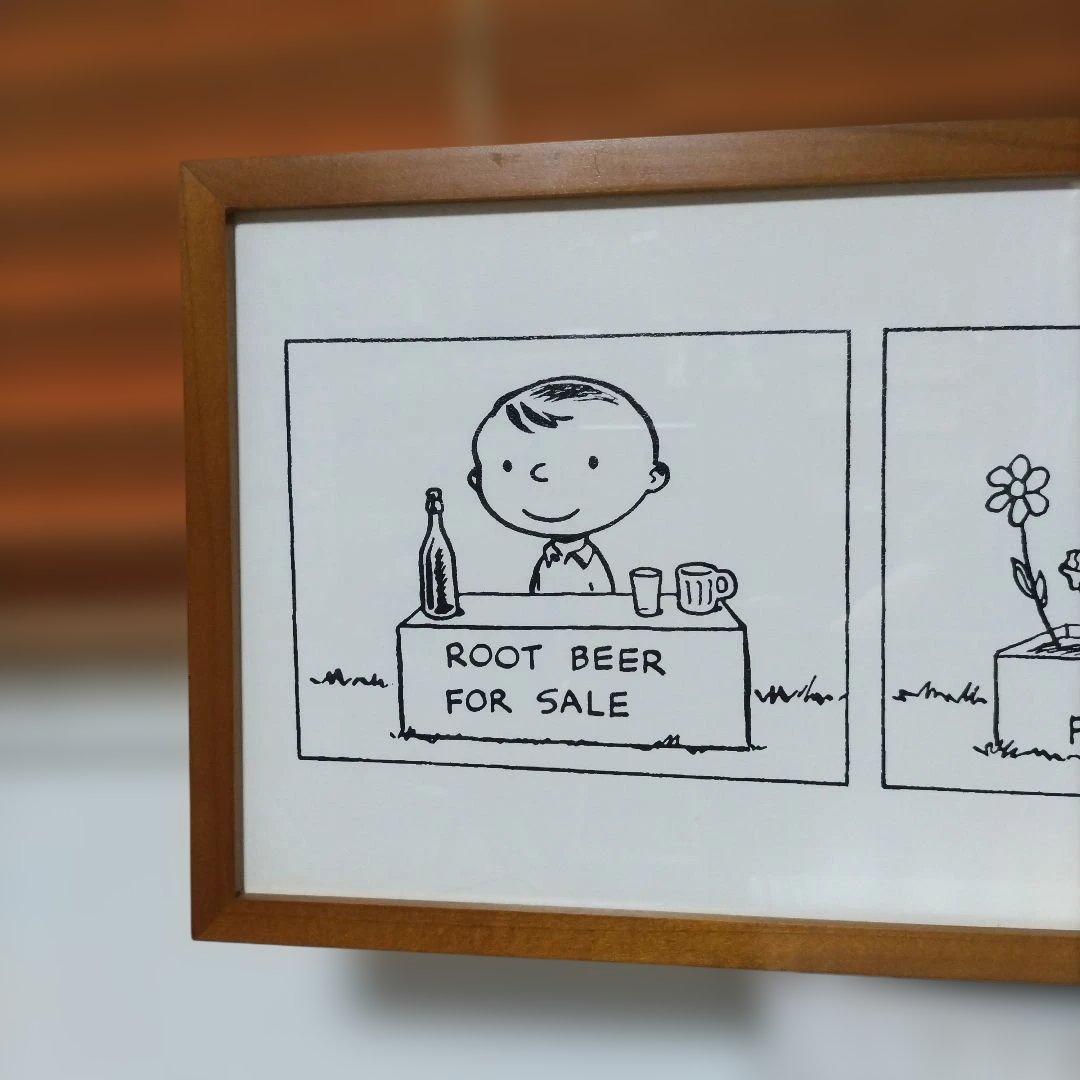 美品☆ピーナッツ☆スヌーピー☆アートフレーム☆1950年代