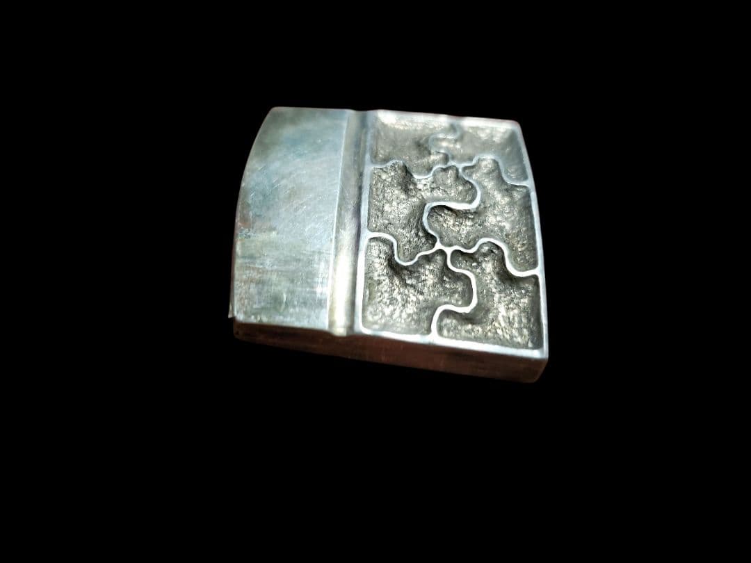 大size　銀着せ一重岩石ハバキ　美品