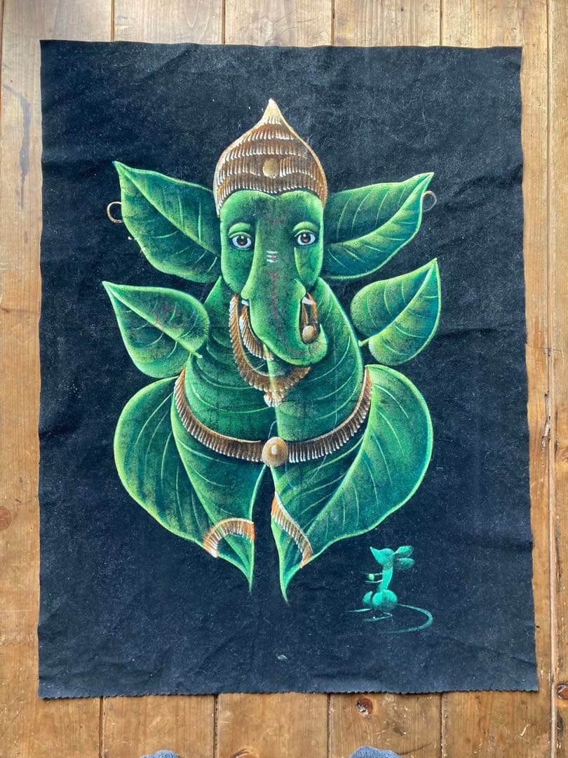 ガネーシャ　直筆画　ガナパティ　バクティ