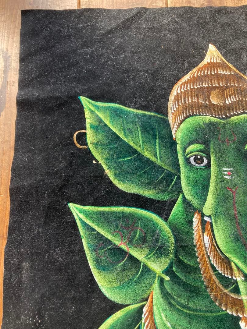 ガネーシャ　直筆画　ガナパティ　バクティ