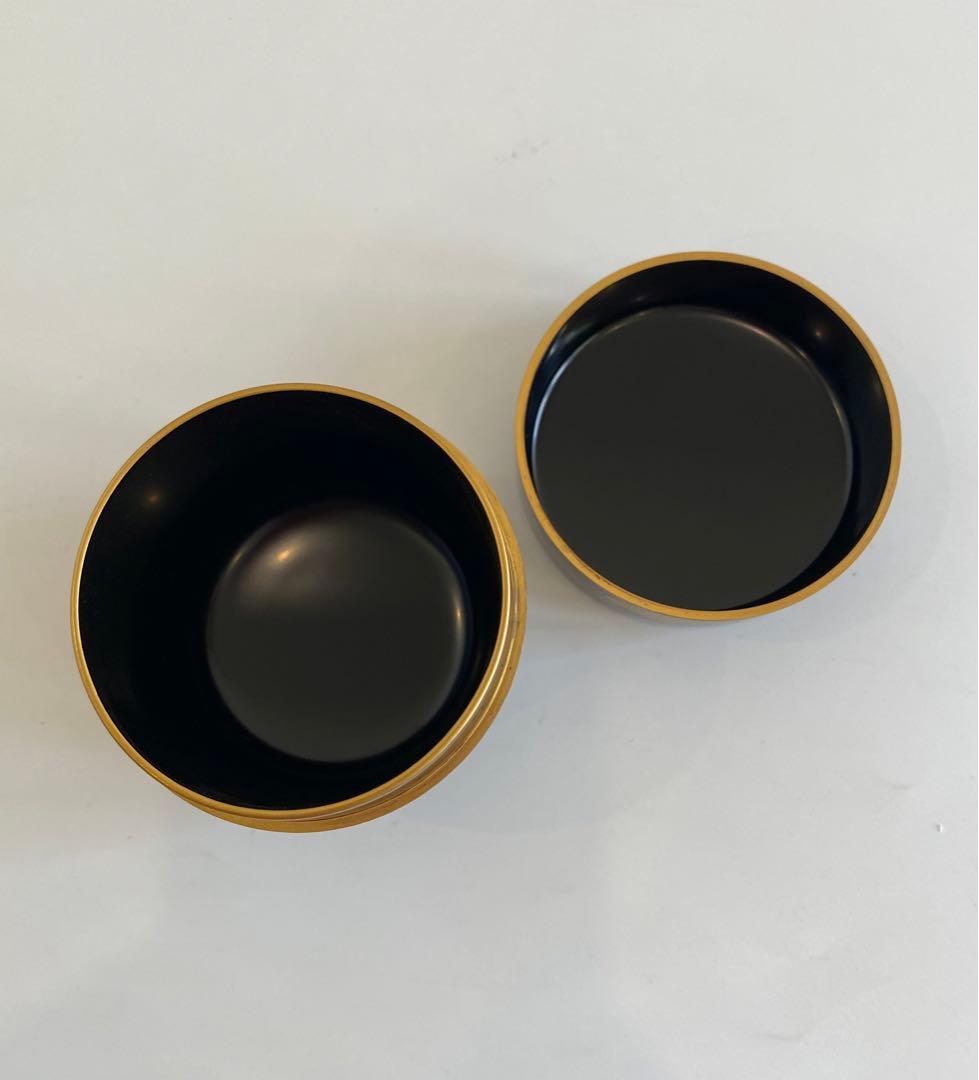 輪島塗　富士に雲蒔絵大棗　誠志作　茶道具