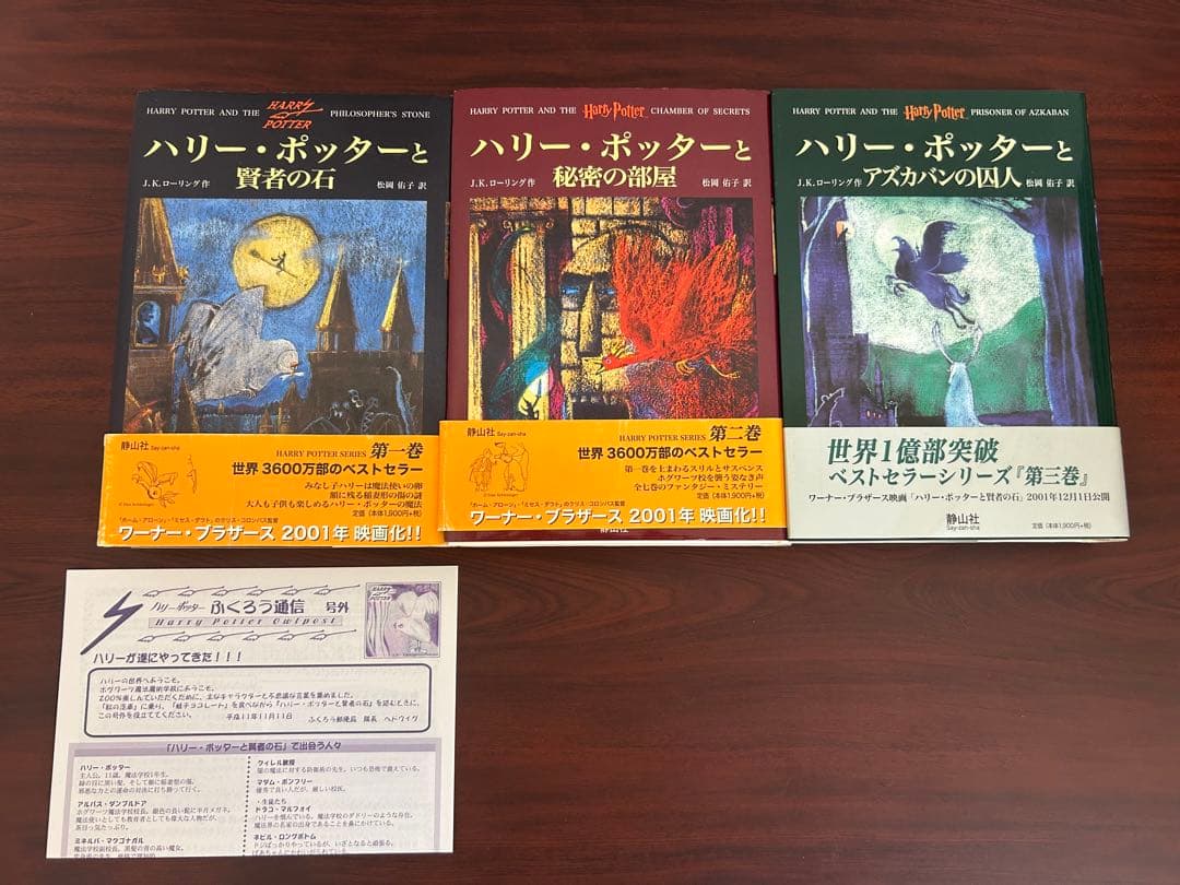 【ミルミル】ハリー・ポッター 木箱入り 全巻セット＋関連書籍3冊付