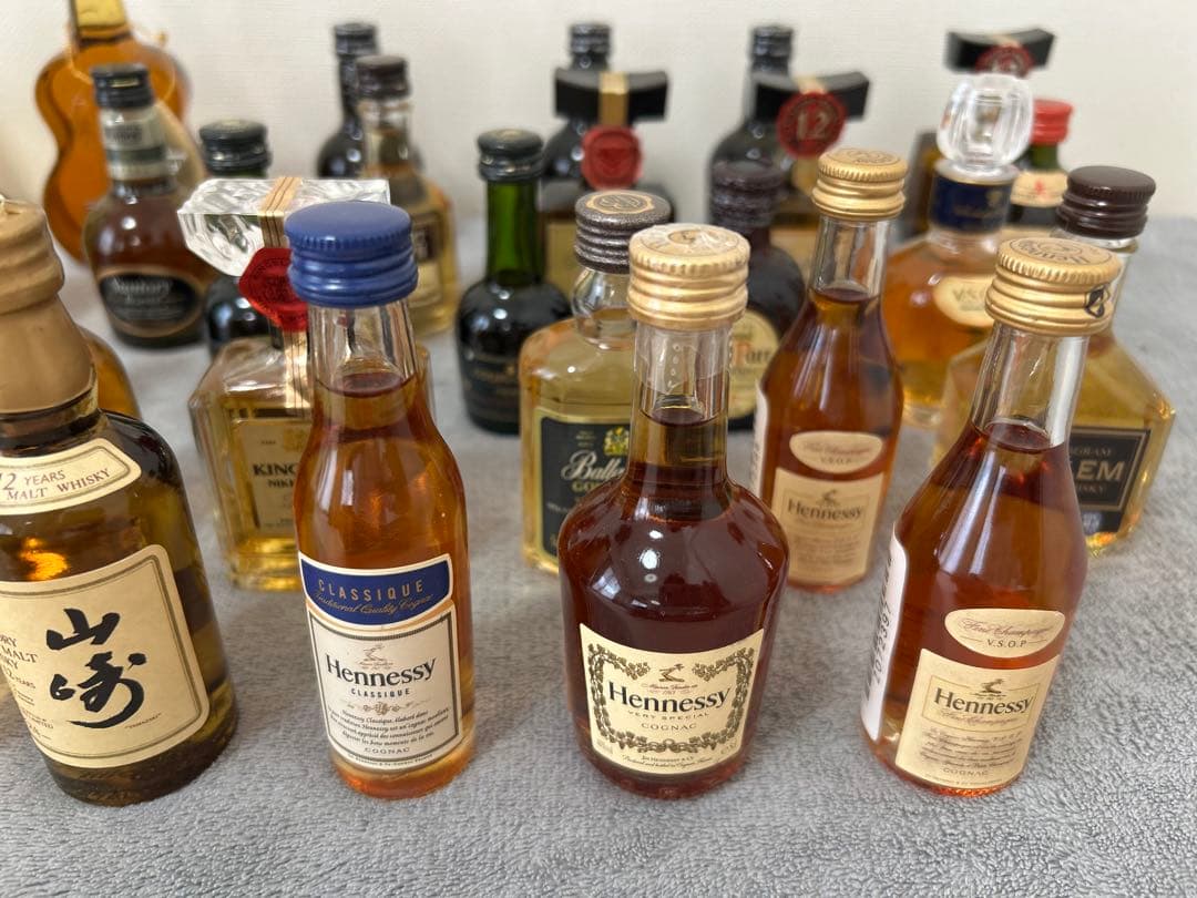 ウイスキー & ブランデー　ミニボトルセット