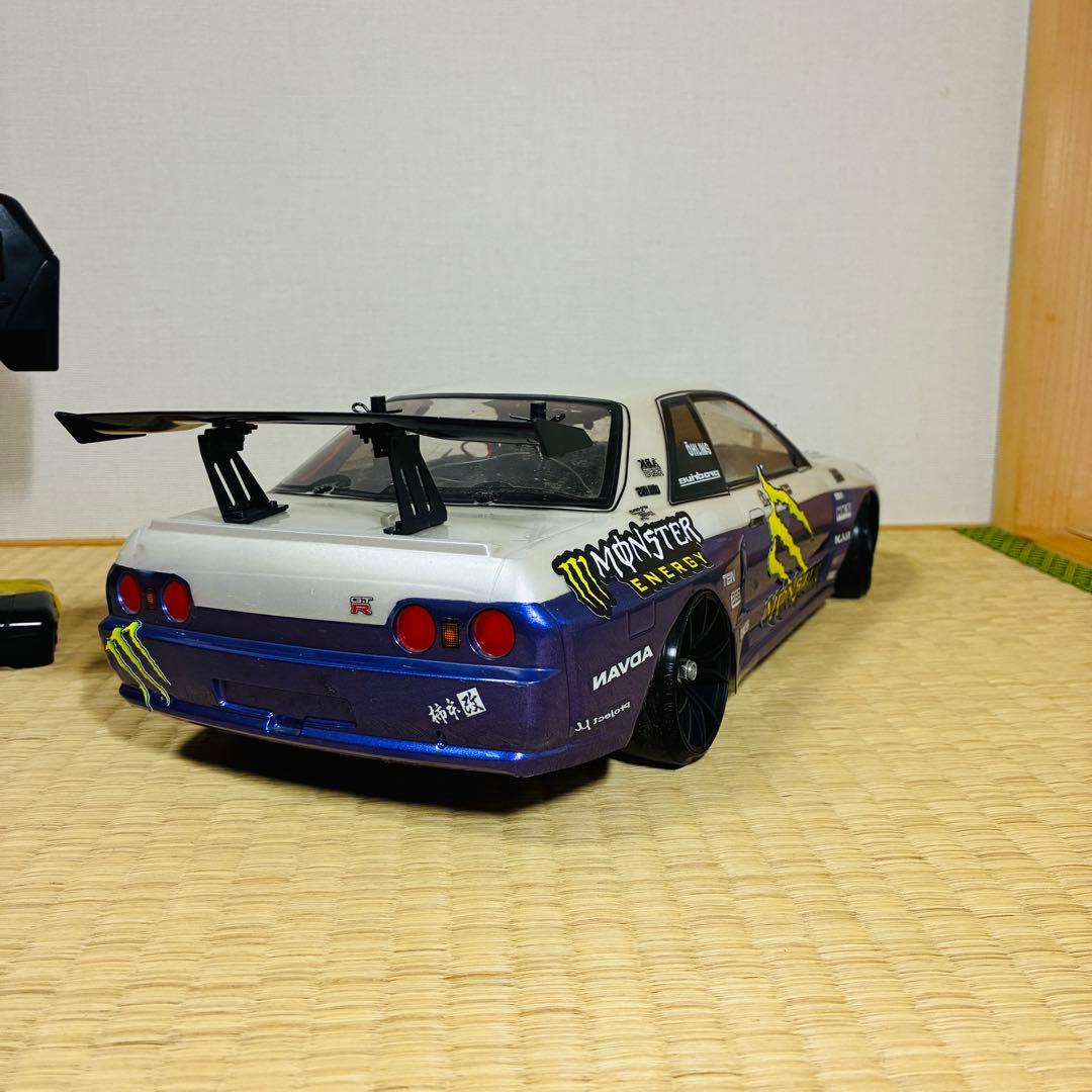 【このまま使用可】ラジコン ドリフト　R32 スカイライン シャーシ フルセット