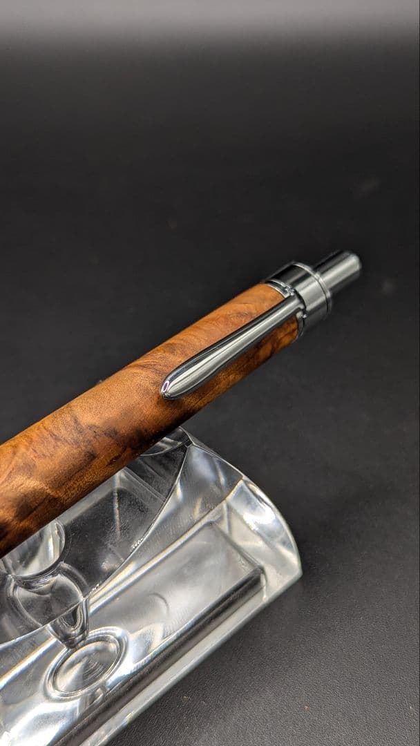 253ペン工房翌檜　屋久杉　光明杢　木軸シャーペン　木軸ボールペン