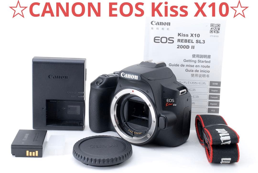 キャノン デジタル一眼レフカメラ Canon EOS Kiss X10