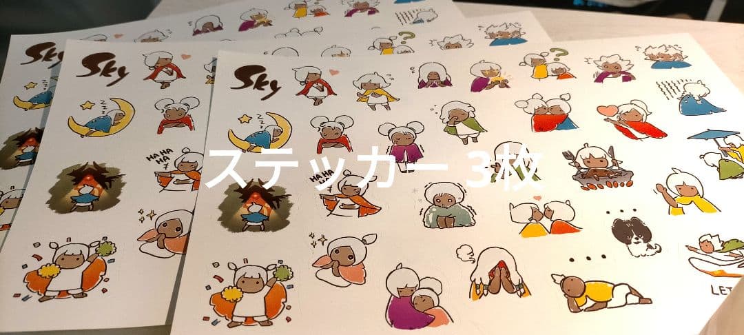 星を紡ぐ子どもたち/キャンドル1個/カード2種/シール3枚/セット